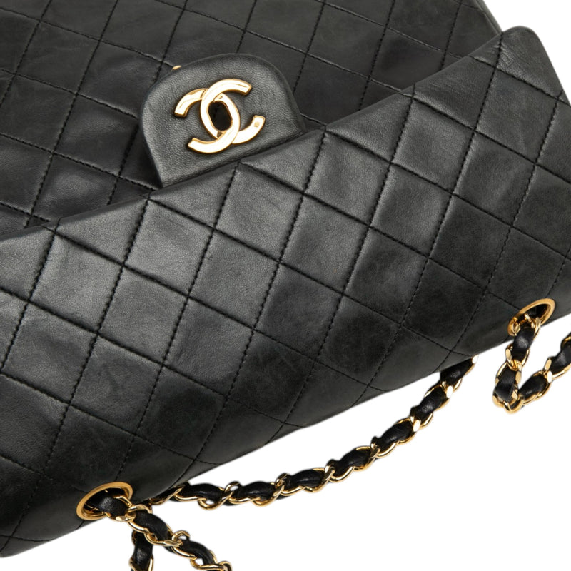 Medium Tall Classic Lambskin Double Flap - Image 7