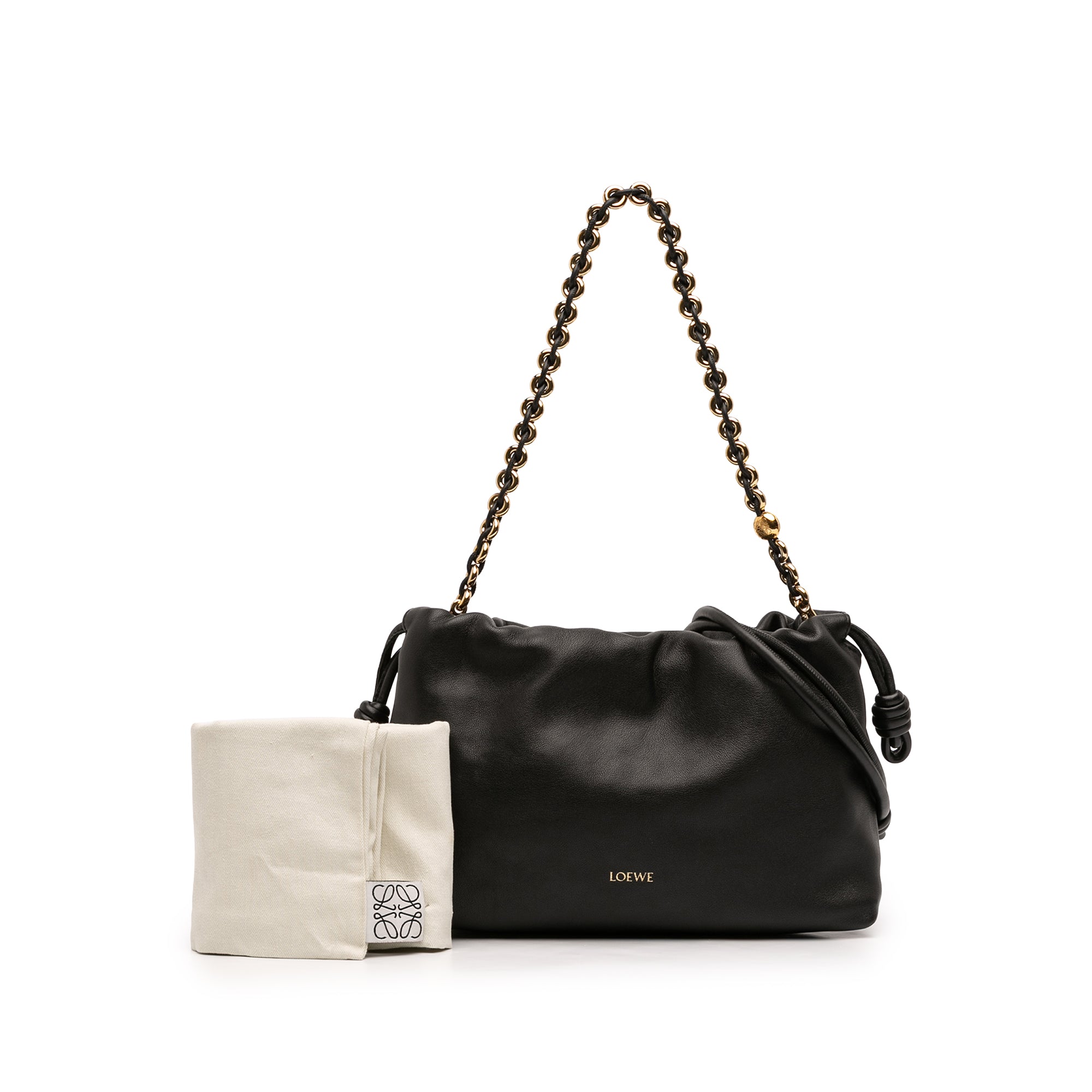 Medium Mellow Nappa Lambskin Flamenco Purse - Image 7