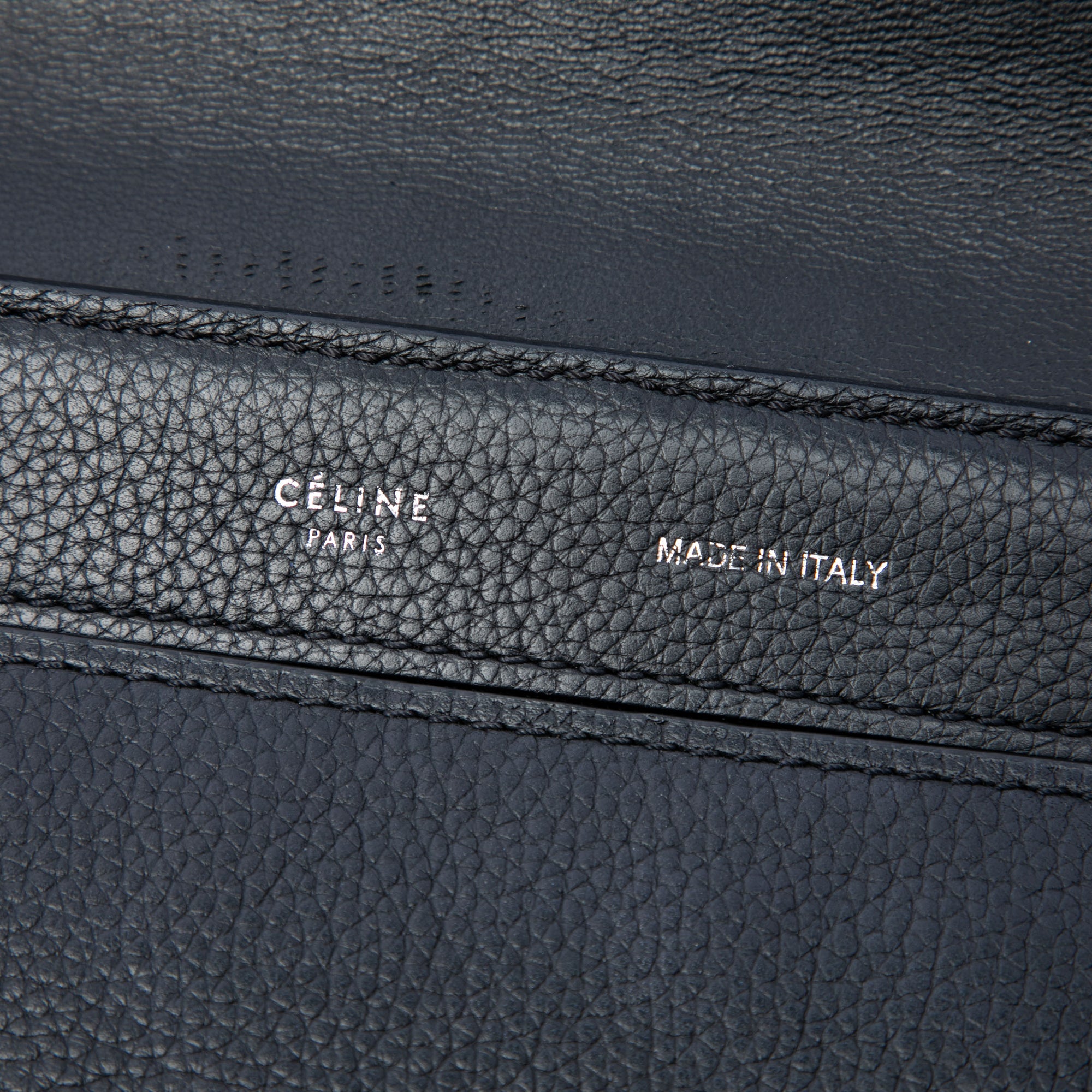Medium Drummed Calfskin and Suede Trapeze Satchel - Image 5