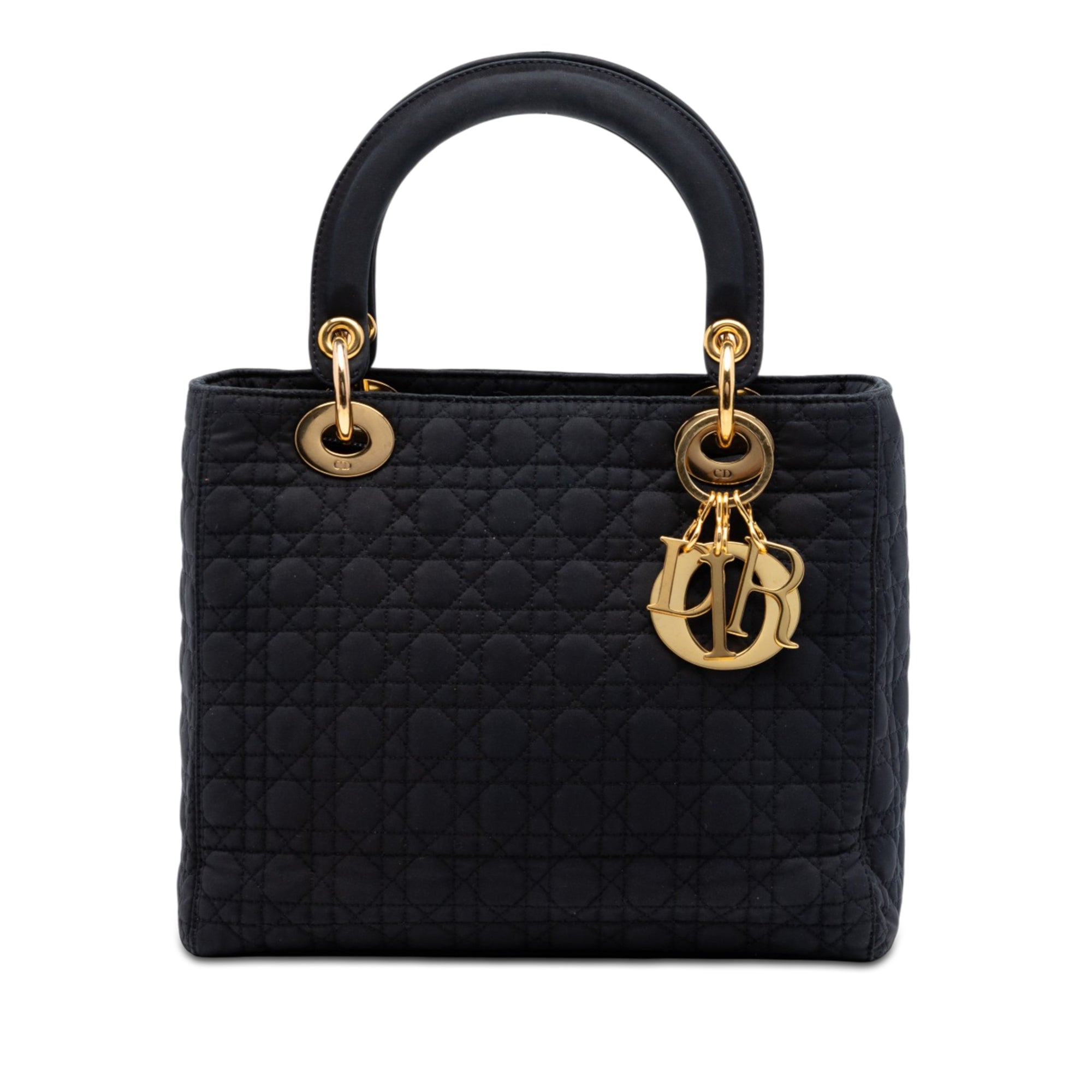 Medium Nylon Microcannage Lady Dior - Image 1