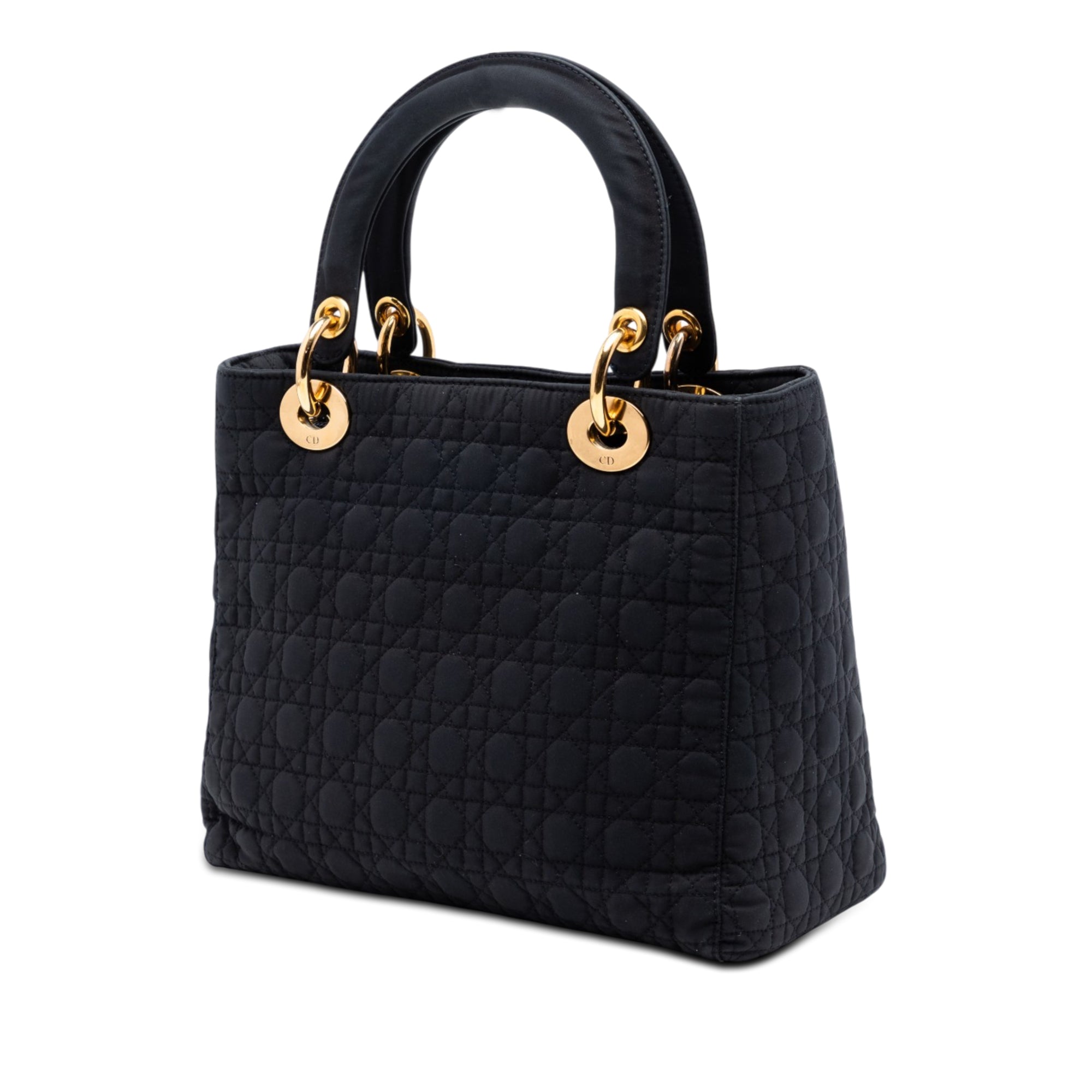 Medium Nylon Microcannage Lady Dior - Image 2