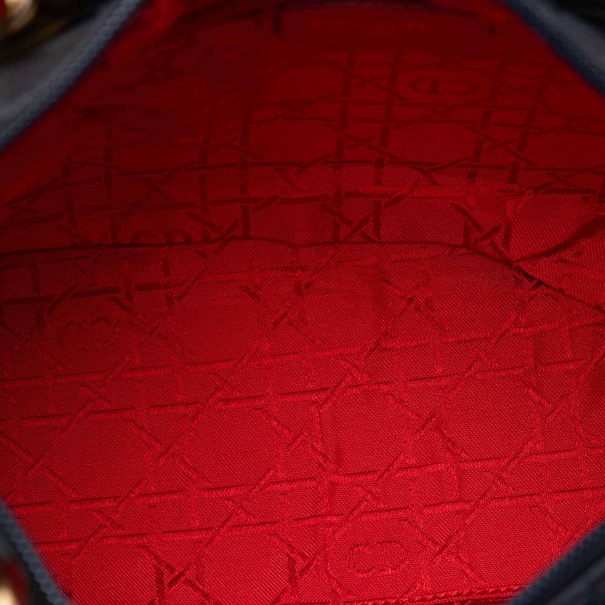 Medium Nylon Microcannage Lady Dior - Image 4