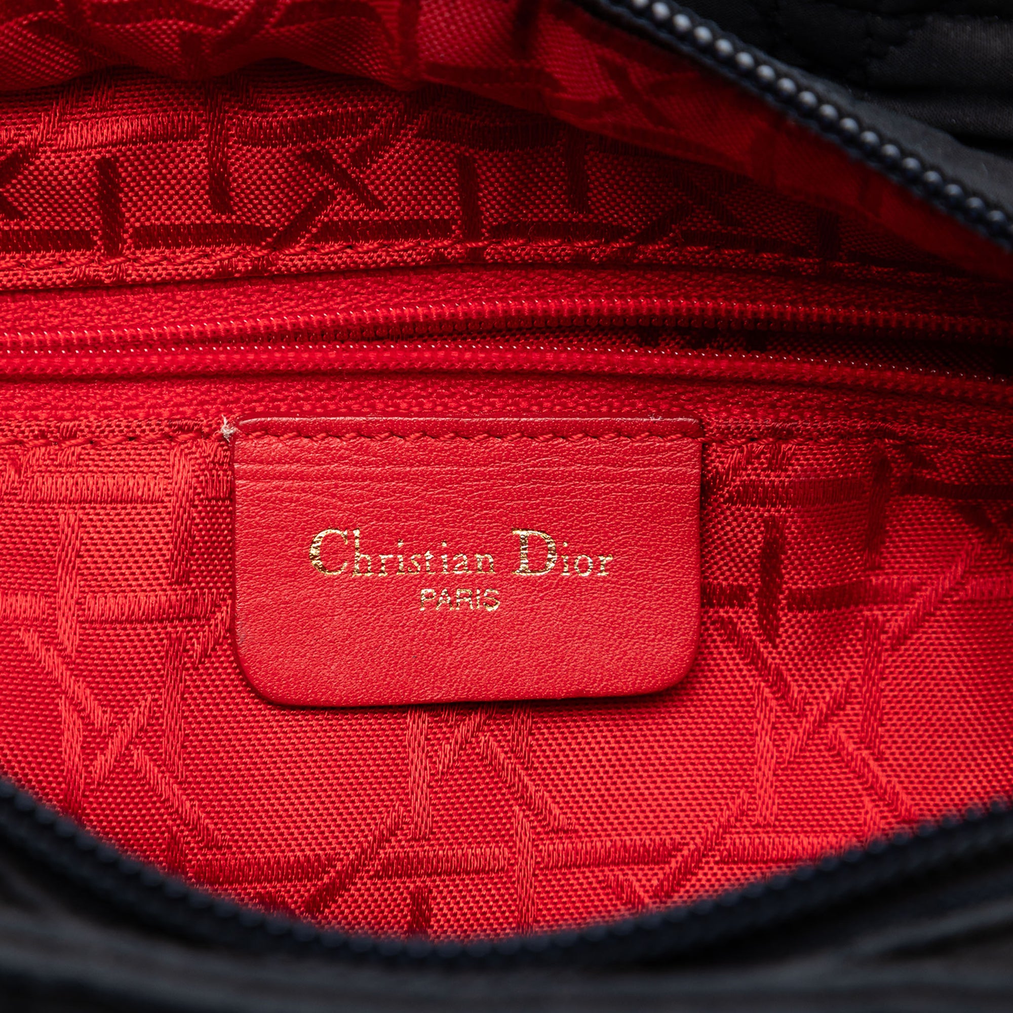 Medium Nylon Microcannage Lady Dior - Image 5