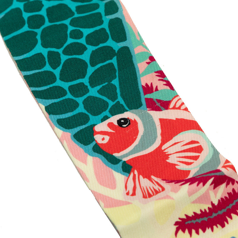 Under the Waves Twilly Silk Scarf - Image 4