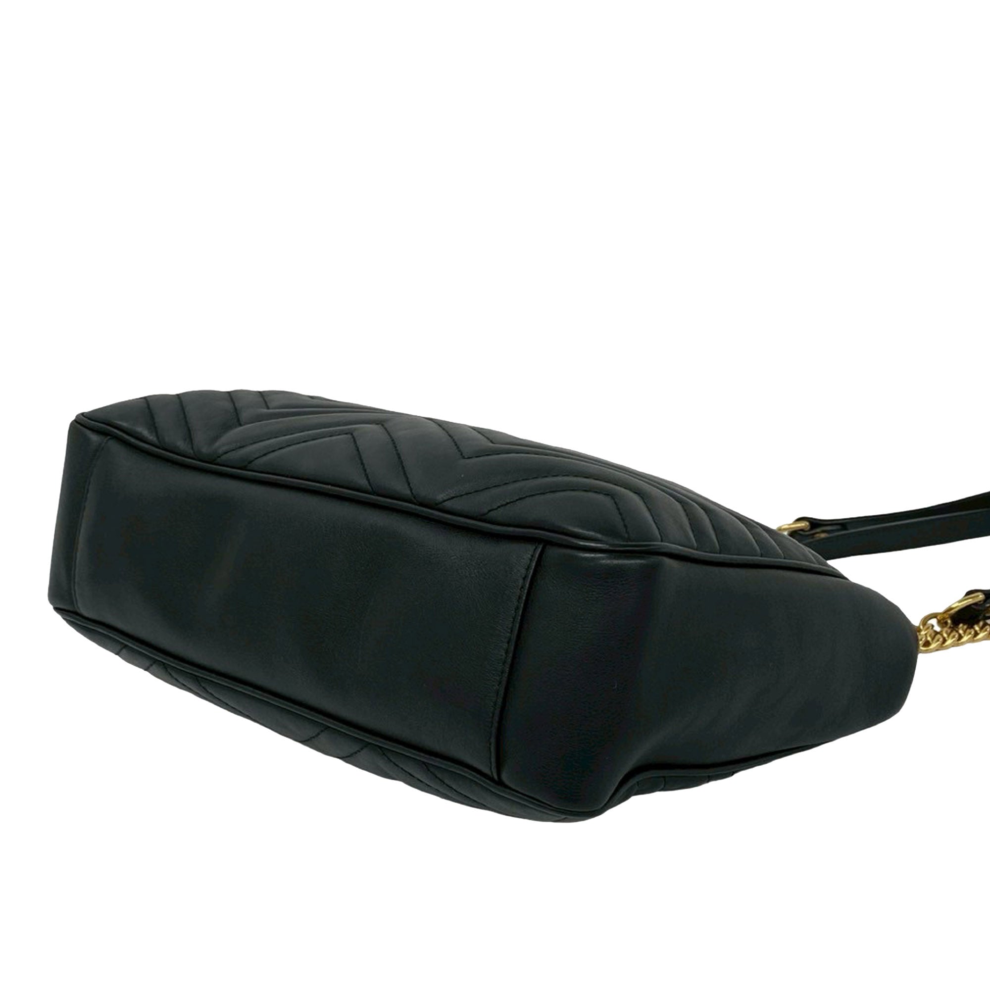 Medium GG Marmont Matelasse Leather Chain Shoulder Bag - Image 5