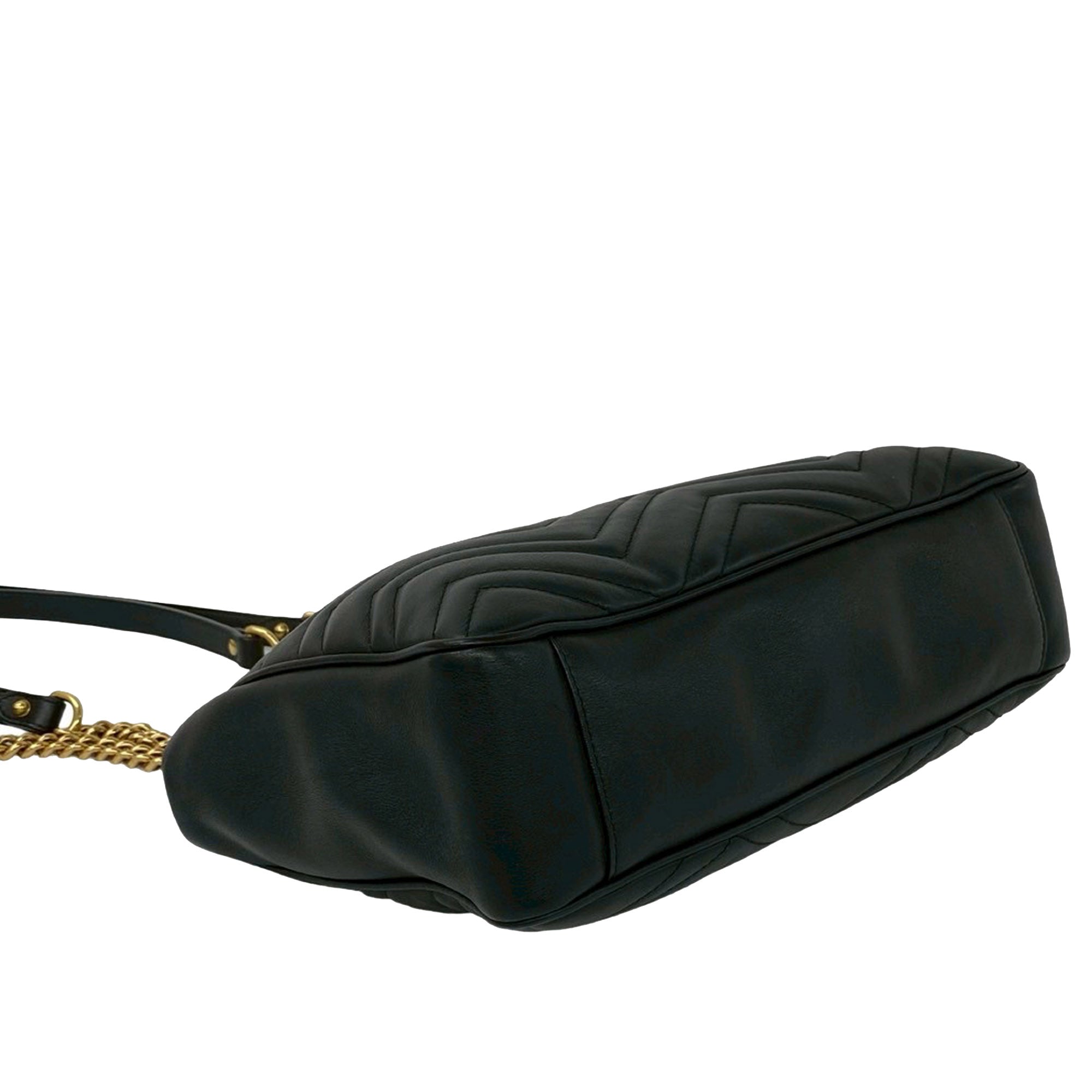 Medium GG Marmont Matelasse Leather Chain Shoulder Bag - Image 6