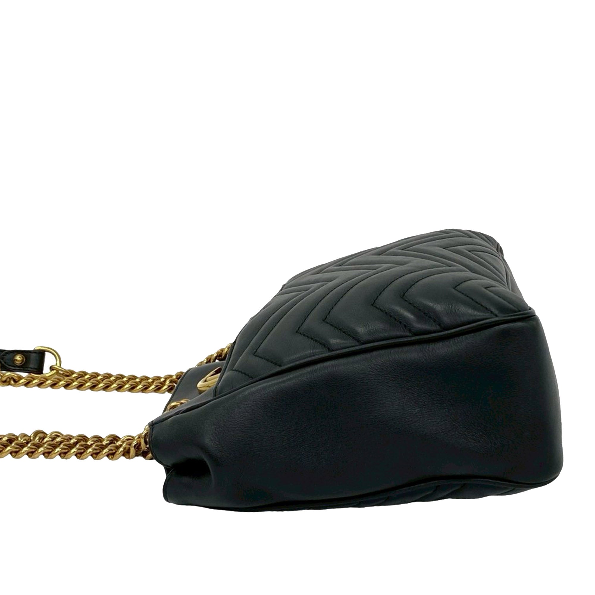 Medium GG Marmont Matelasse Leather Chain Shoulder Bag - Image 7