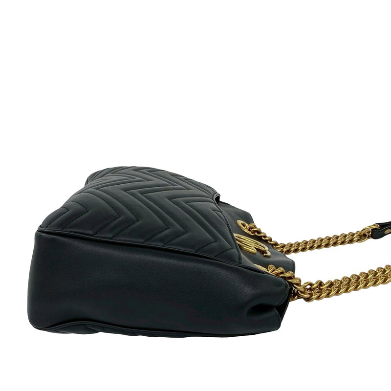 Medium GG Marmont Matelasse Leather Chain Shoulder Bag - Image 8