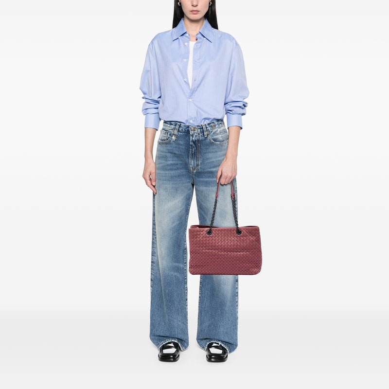 Medium Nappa Intrecciato Double Chain Tote - Image 6