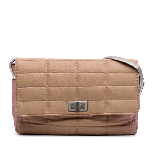 Quilted Iridescent Nylon Mademoiselle Flap - Image 1