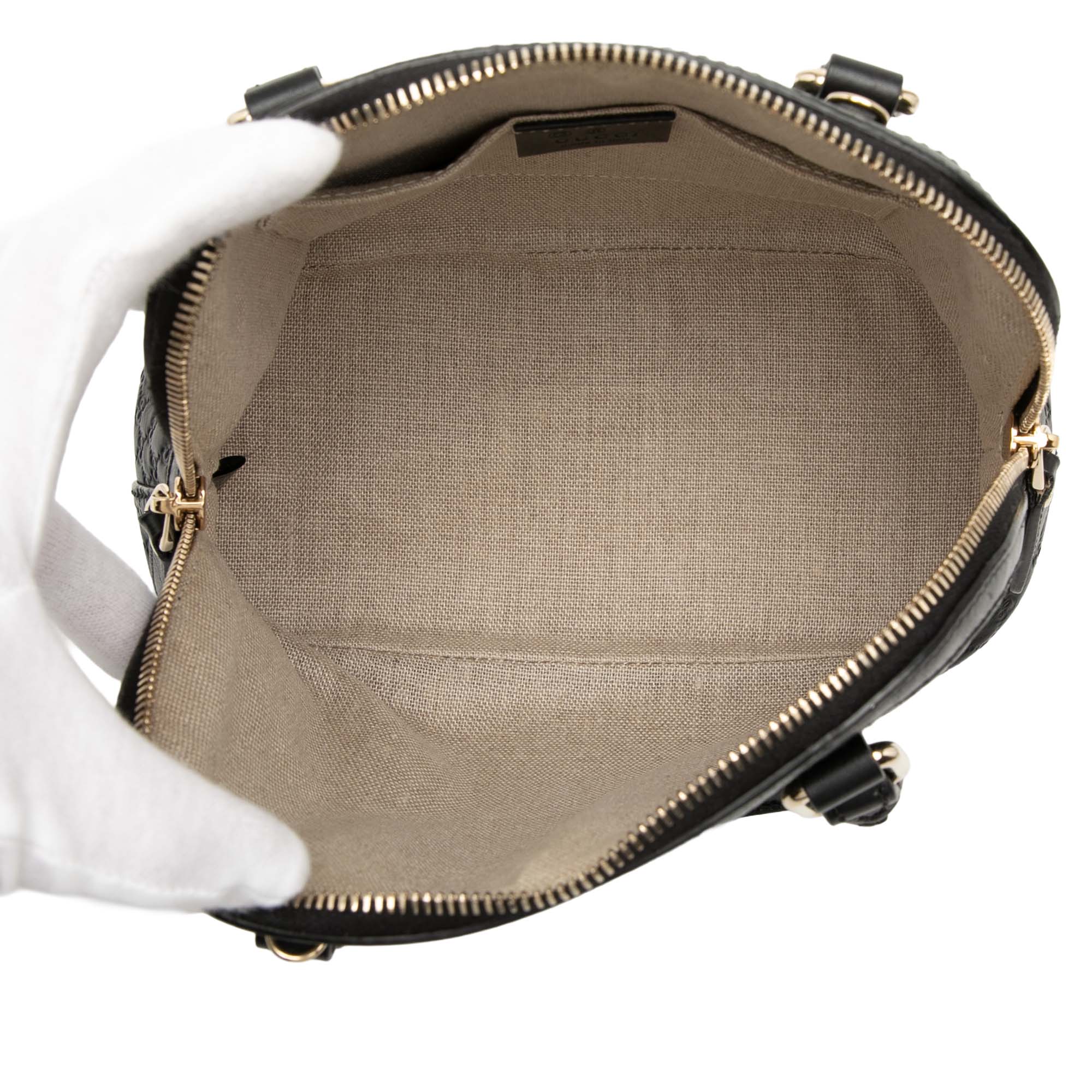 Mini Microguccissima Dome Satchel - Image 4