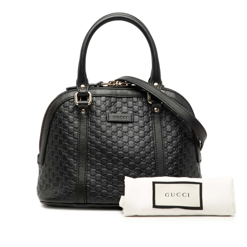 Mini Microguccissima Dome Satchel - Image 9