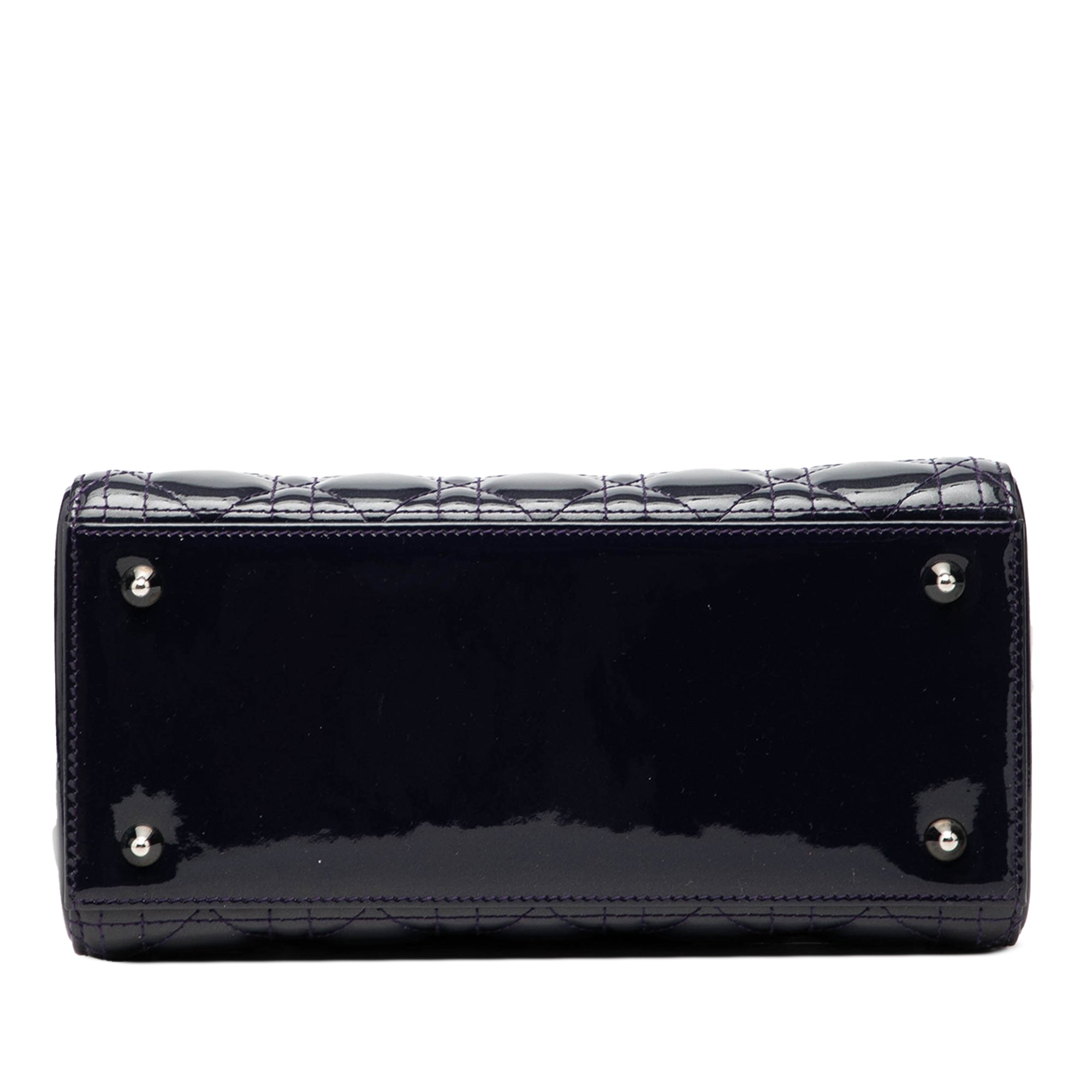 Medium Patent Cannage Lady Dior - Image 3