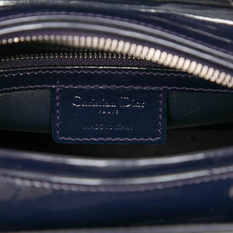 Medium Patent Cannage Lady Dior - Image 5
