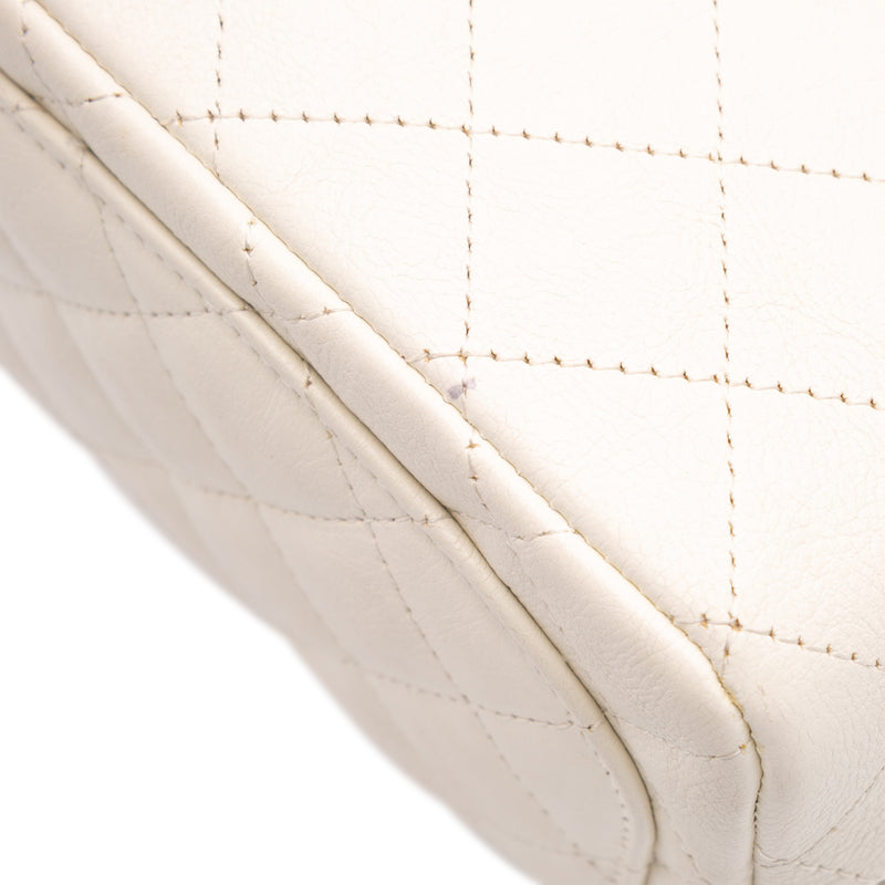 Mini Square Classic Crumpled Calfskin Single Flap - Image 10
