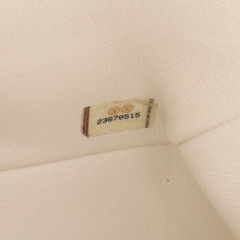 Mini Square Classic Crumpled Calfskin Single Flap - Image 6