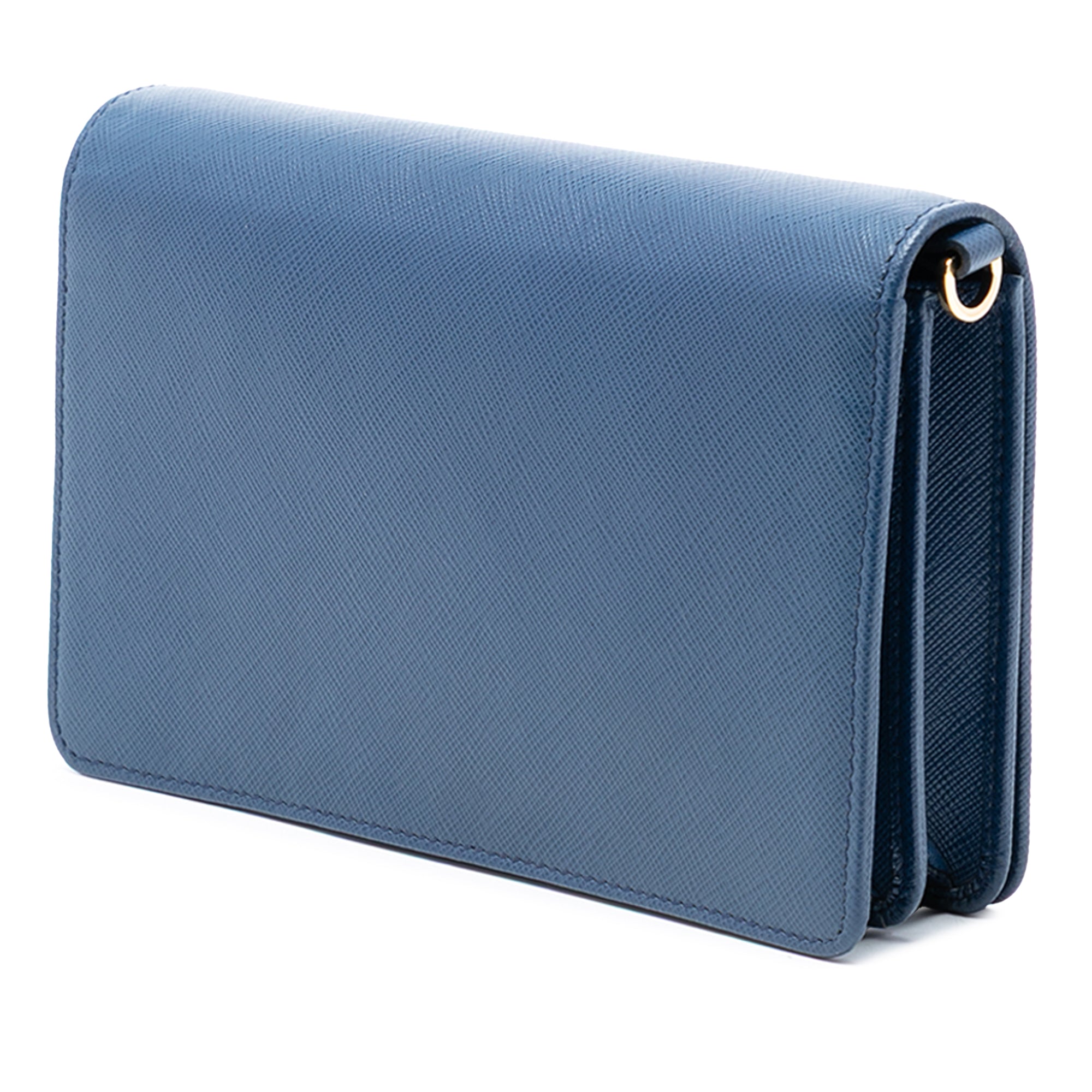 Saffiano Lux Monochrome Wallet on Chain - Image 2