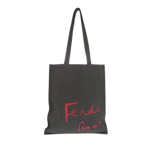 Leather Roma Flat Tote - Image 1