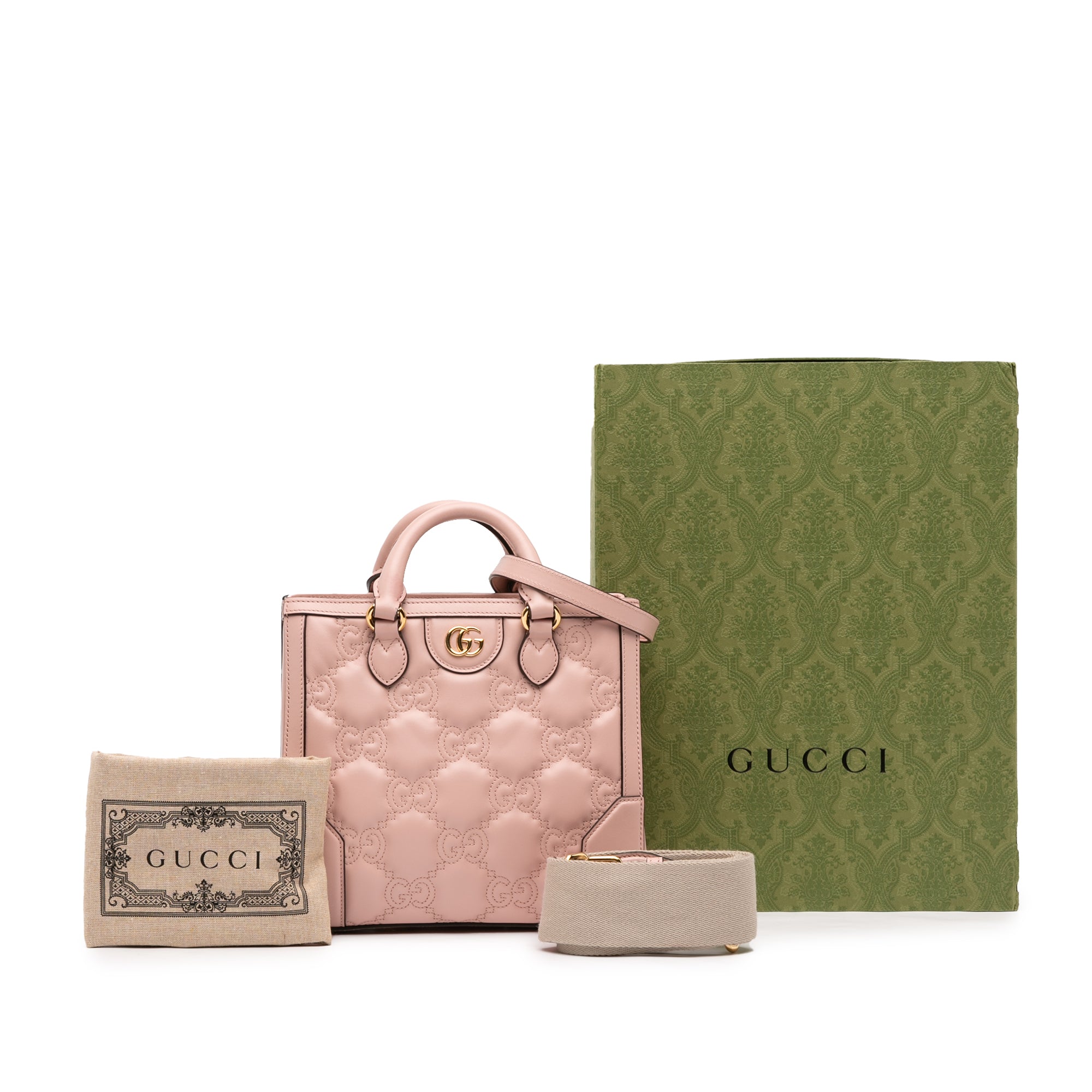 Mini GG Matelasse Leather Top Handle Bag - Image 11