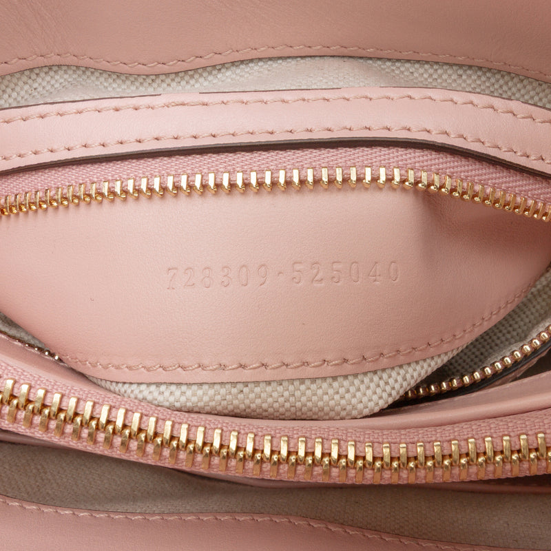 Mini GG Matelasse Leather Top Handle Bag - Image 6