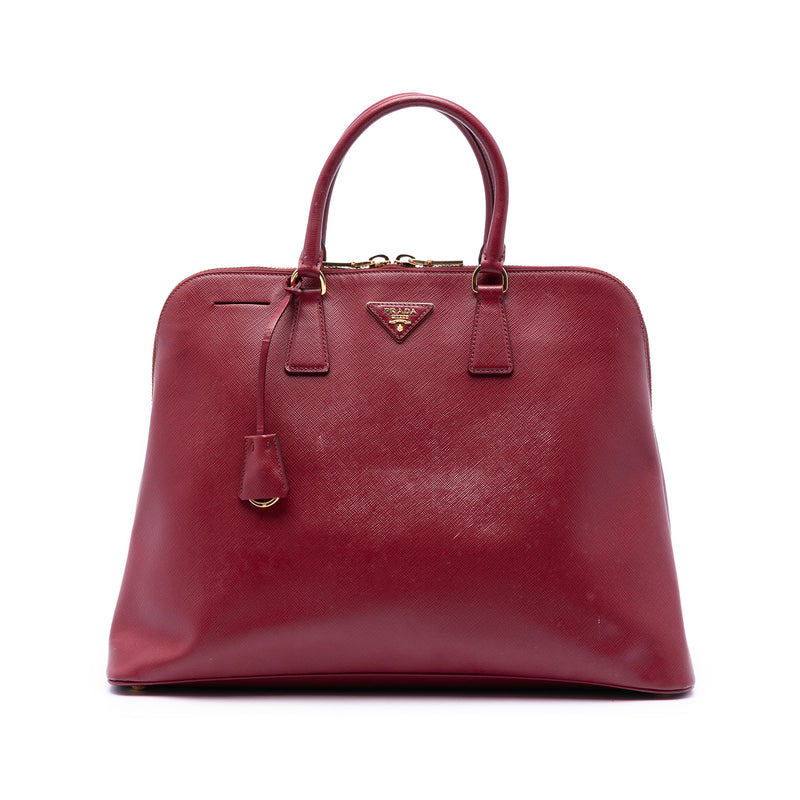 Extra Large Saffiano Lux Promenade Satchel