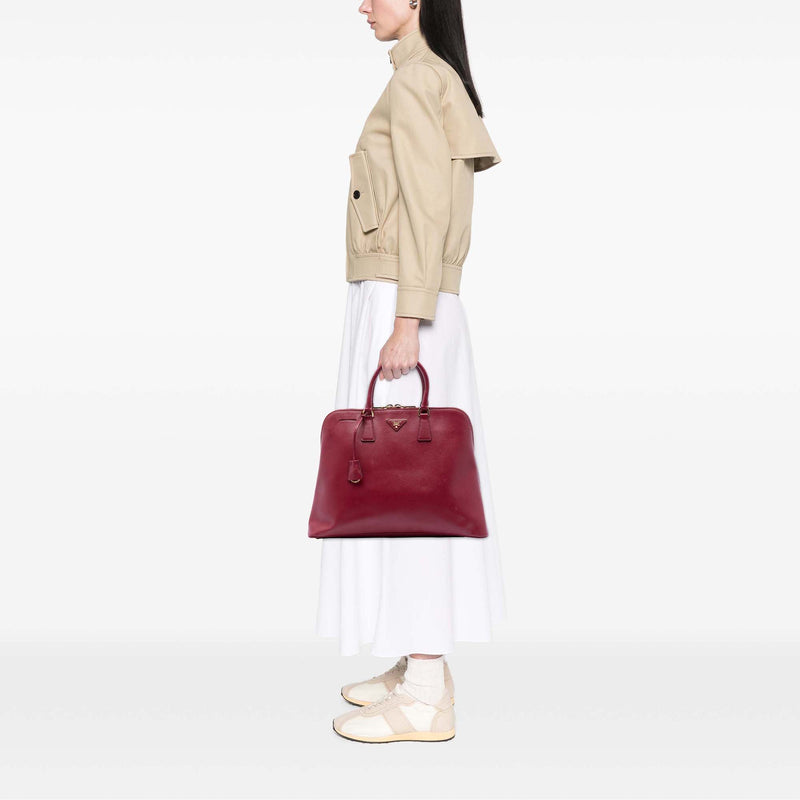Extra Large Saffiano Lux Promenade Satchel - Image 6
