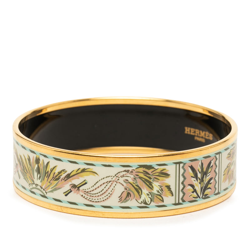 Wide Enamel Brazil Candeur Bangle 65 - Image 2