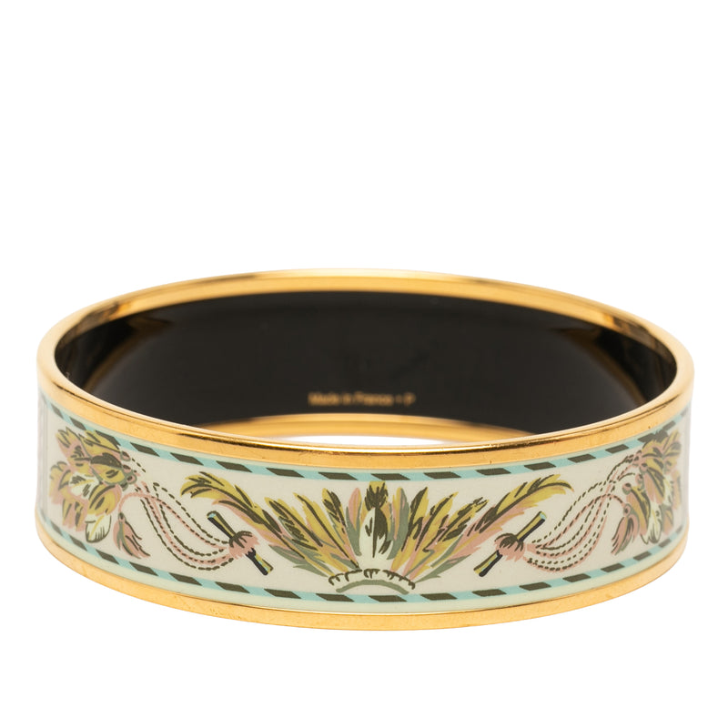 Wide Enamel Brazil Candeur Bangle 65 - Image 3