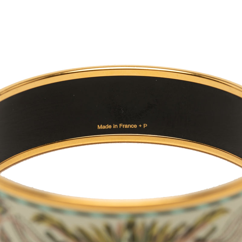 Wide Enamel Brazil Candeur Bangle 65 - Image 5