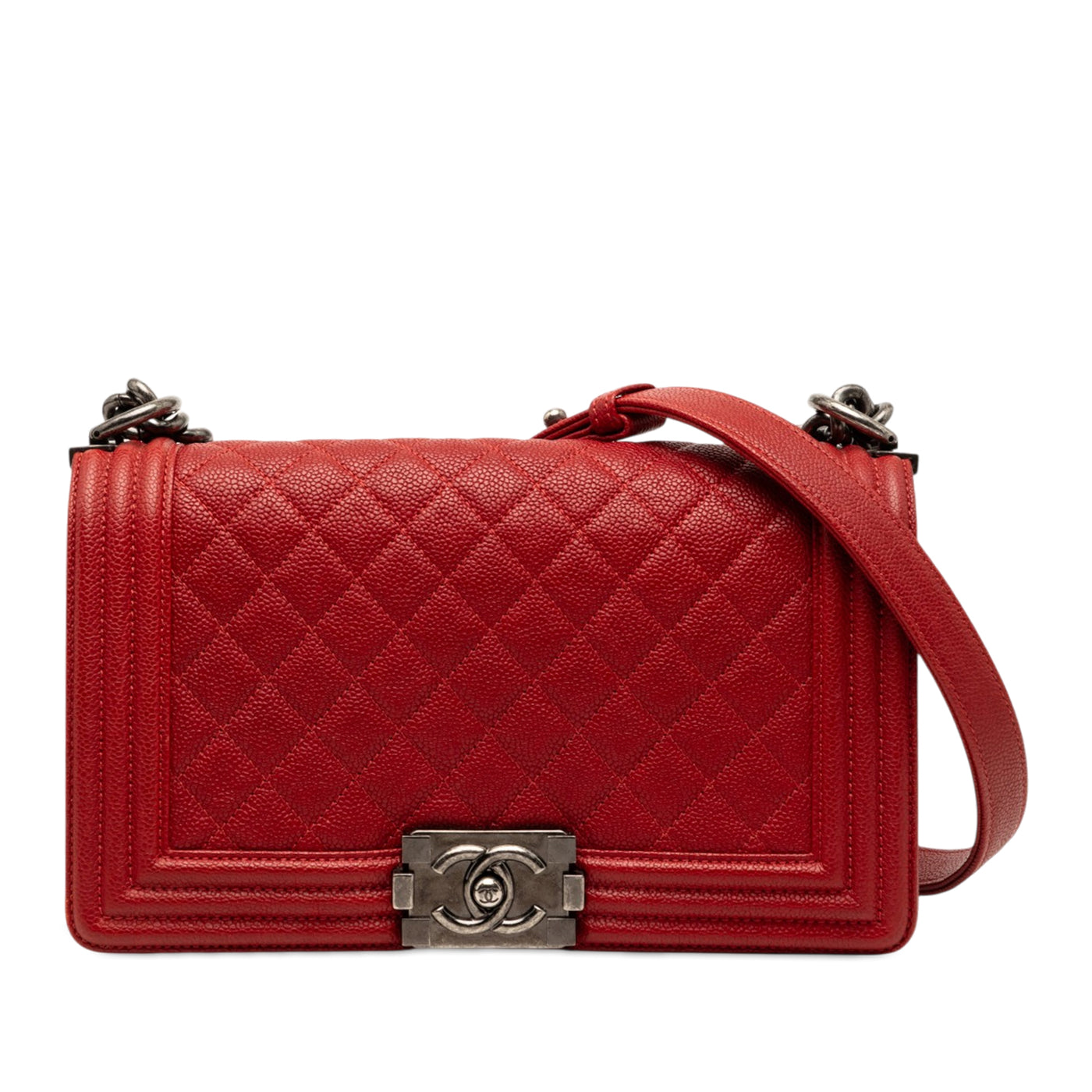 Old Medium Quilted Caviar Boy Flap - Image 1