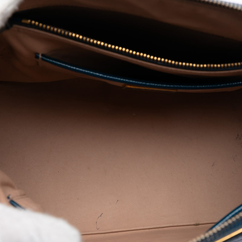 Medium Saffiano Vernice Promenade Satchel - Image 4