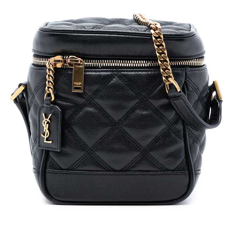 Grain de Poudre Quilted 80s Vanity Bag