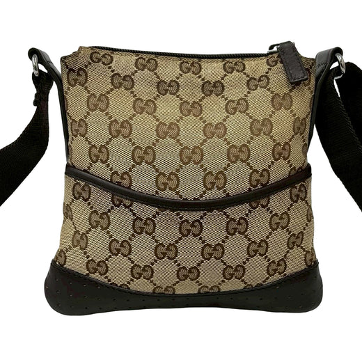 Small GG Canvas Perforated Crossbody - Image 1