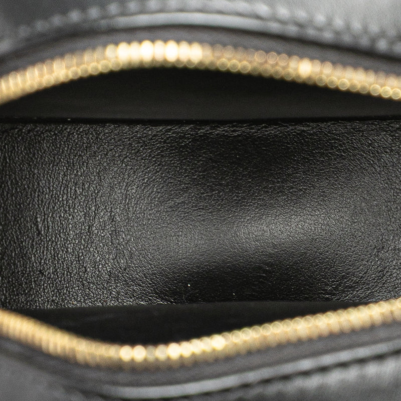 Small Calfskin Cuir Triomphe Oval Crossbody - Image 4