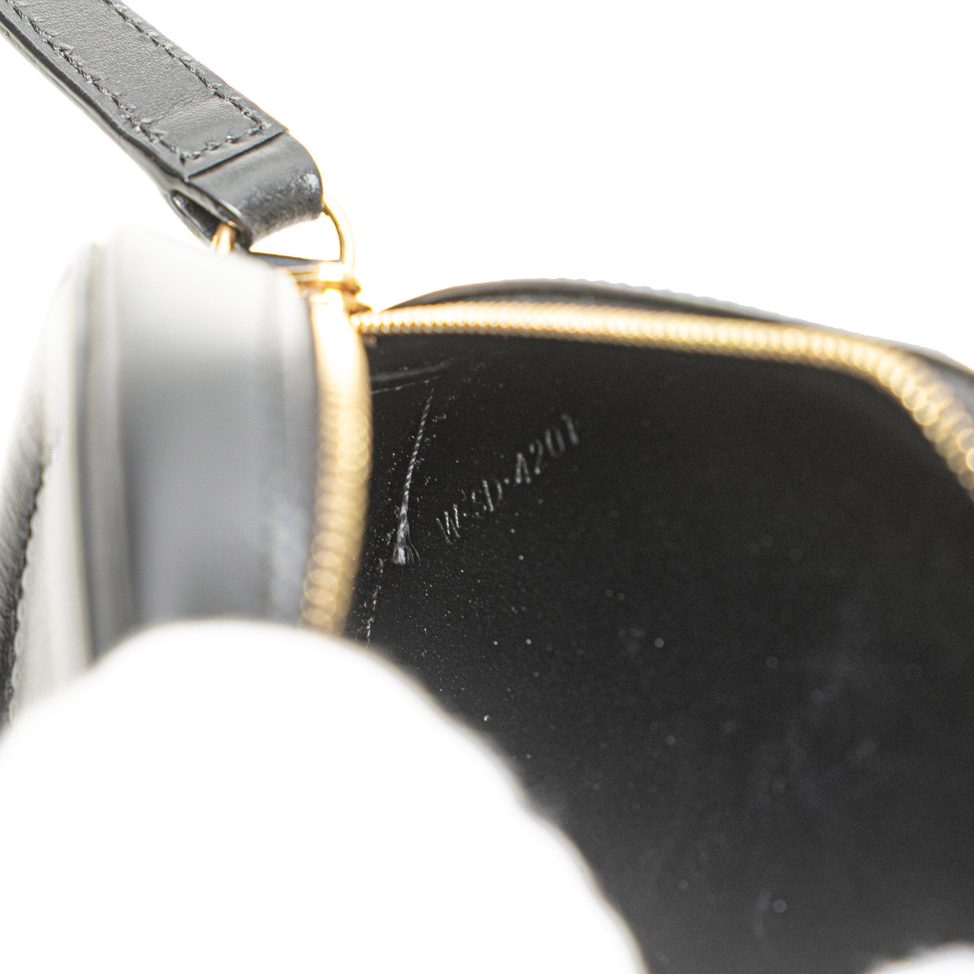 Small Calfskin Cuir Triomphe Oval Crossbody - Image 7