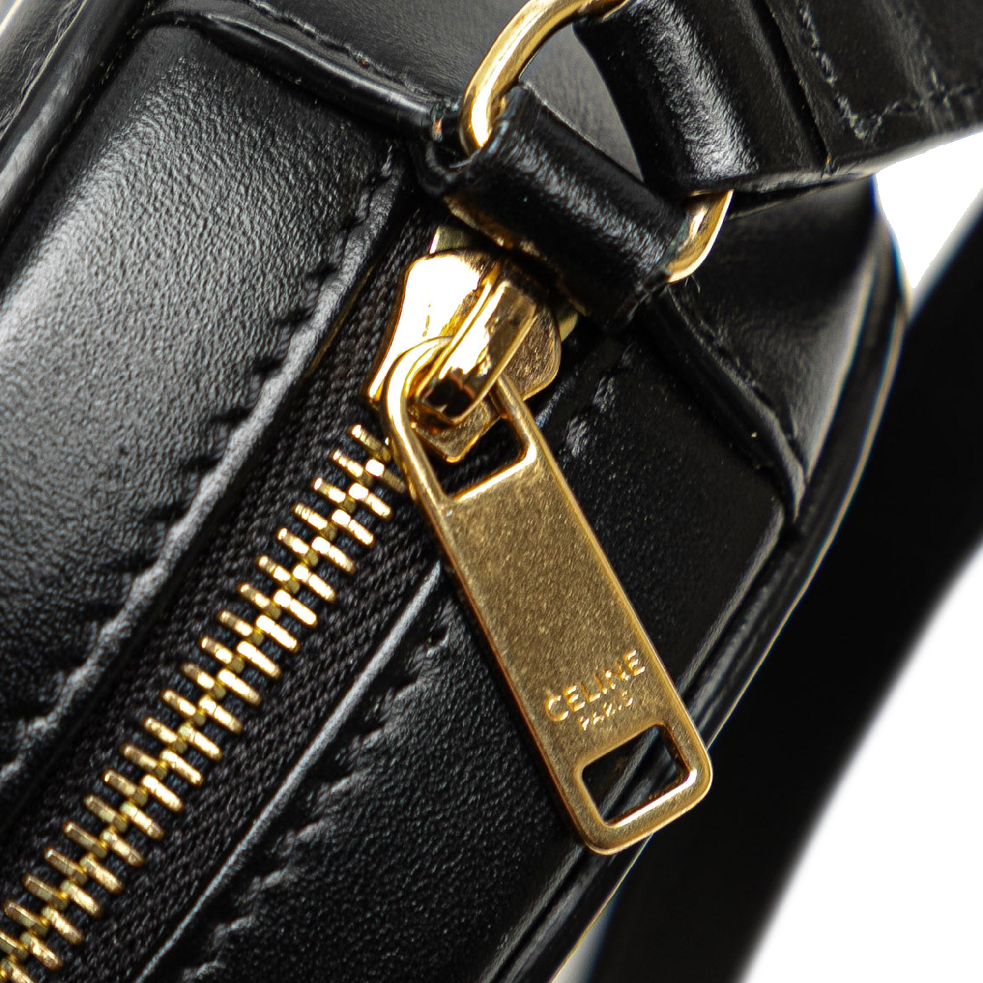 Small Calfskin Cuir Triomphe Oval Crossbody - Image 8