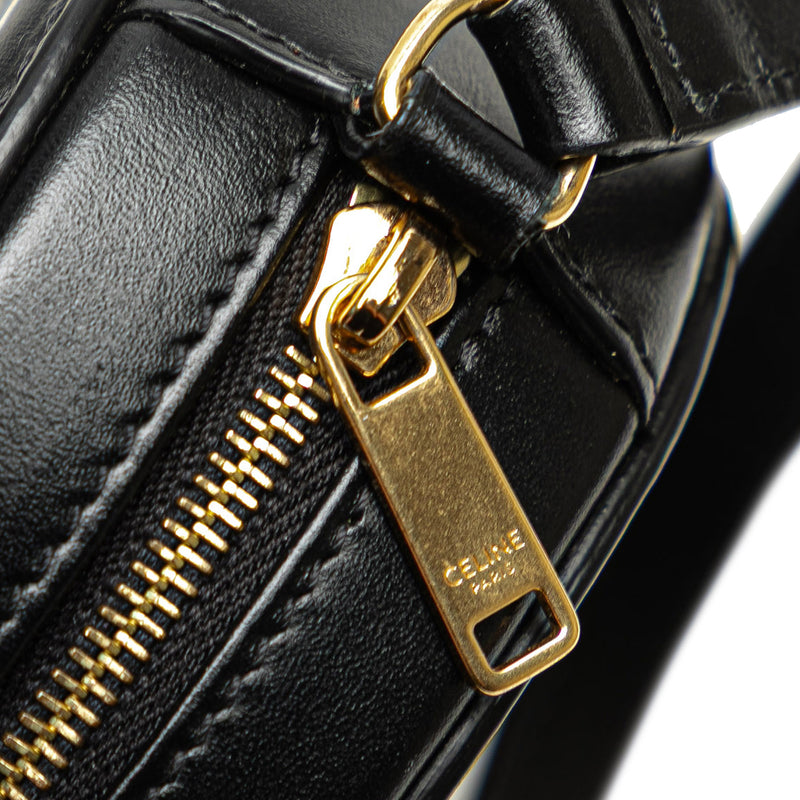Small Calfskin Cuir Triomphe Oval Crossbody - Image 8