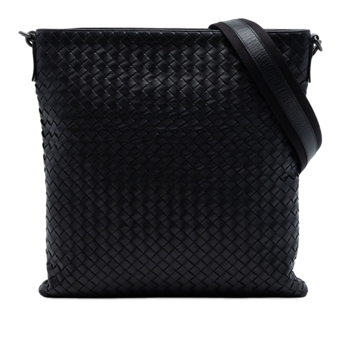 Intrecciato Nappa Flat Messenger Bag - Image 1
