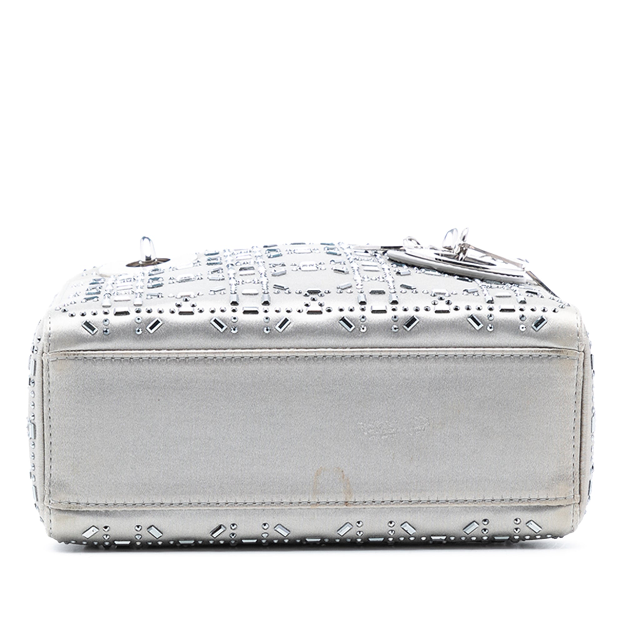 Mini Satin Cannage Strass Crystal Embellished Lady Dior - Image 3