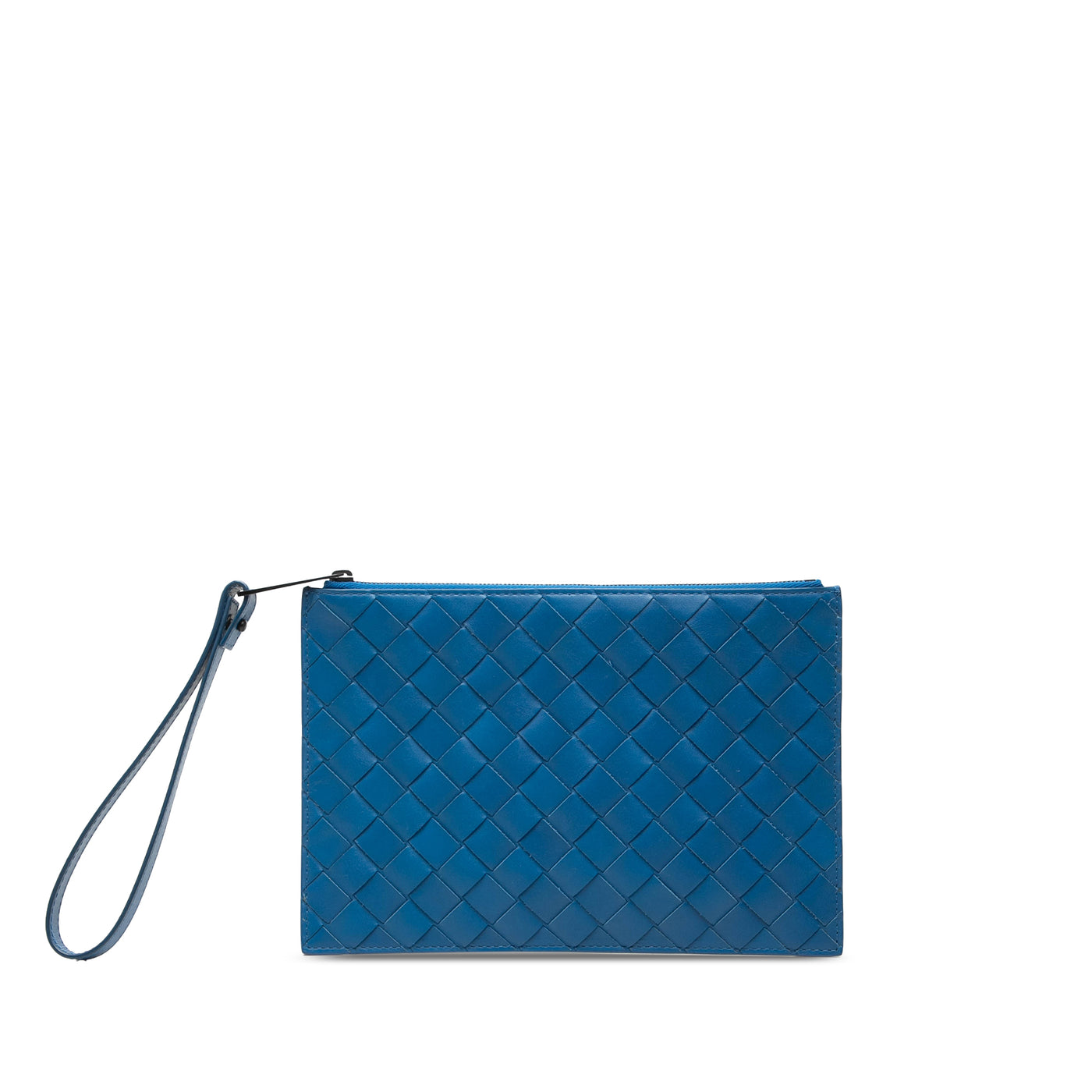 Nappa Intrecciato Flat Wristlet Pouch - Image 1