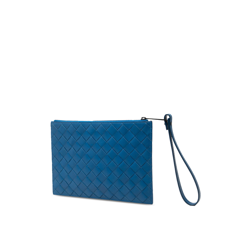 Nappa Intrecciato Flat Wristlet Pouch - Image 2