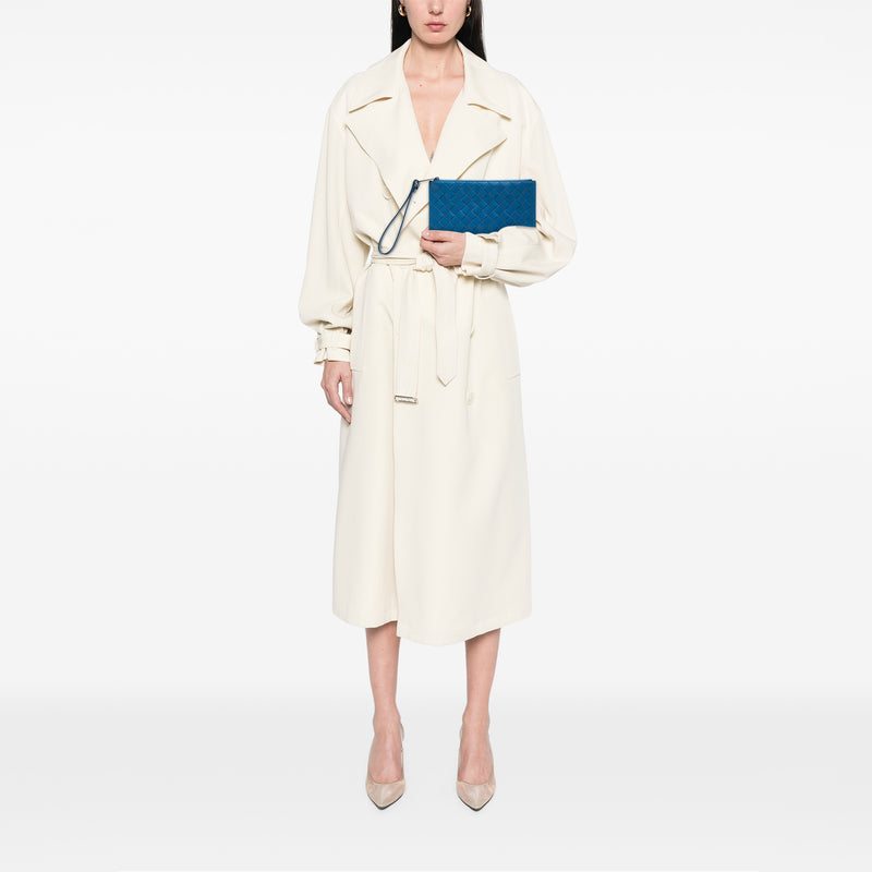 Nappa Intrecciato Flat Wristlet Pouch - Image 6