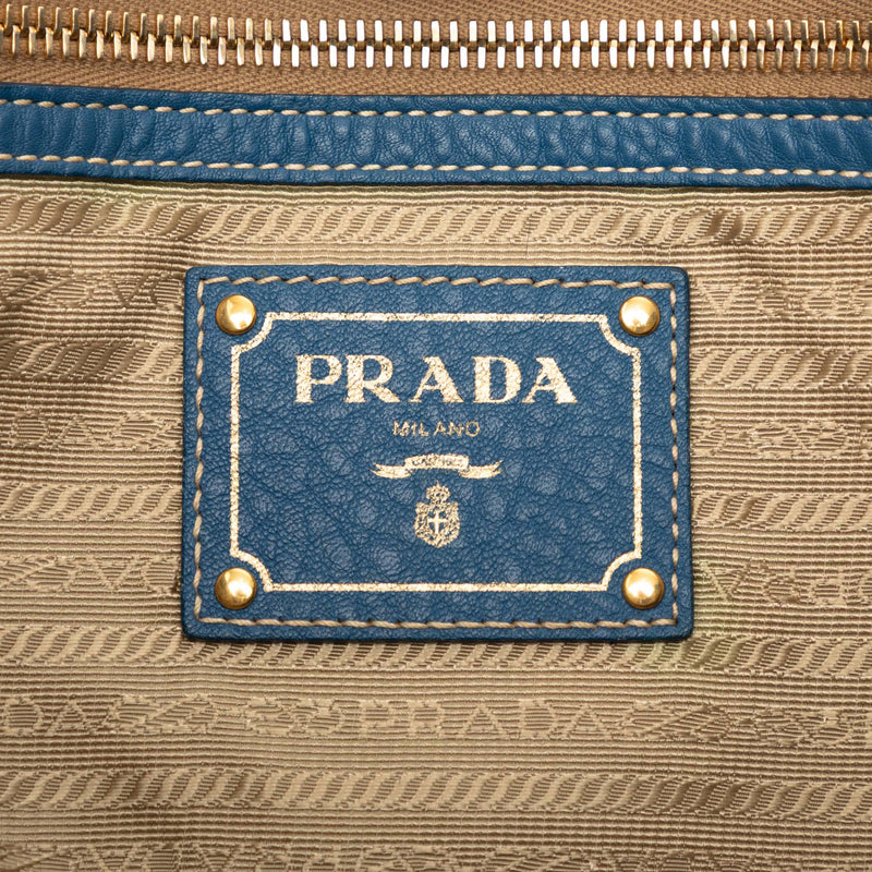 Vitello Daino Side Zip Shopper Tote - Image 5