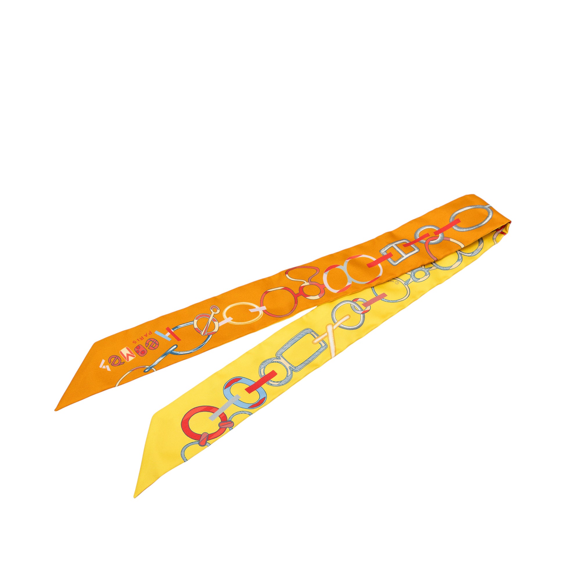 Do Re Boucles Silk Twilly Scarf - Image 1