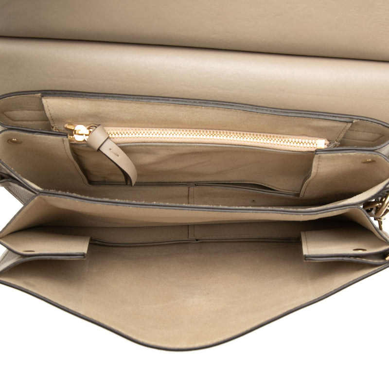 Medium Leather Faye Shoulder Bag - Image 4