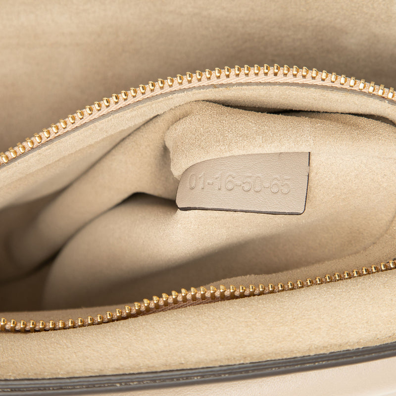 Medium Leather Faye Shoulder Bag - Image 6