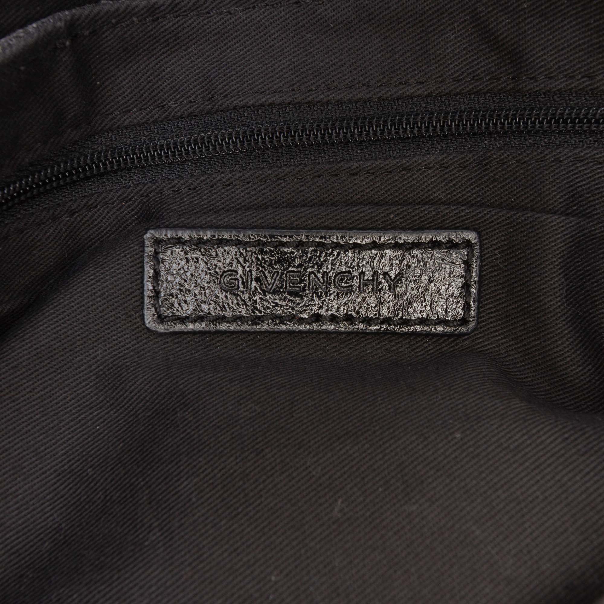 Leather Trimmed Monogram Denim Shoulder Bag - Image 5