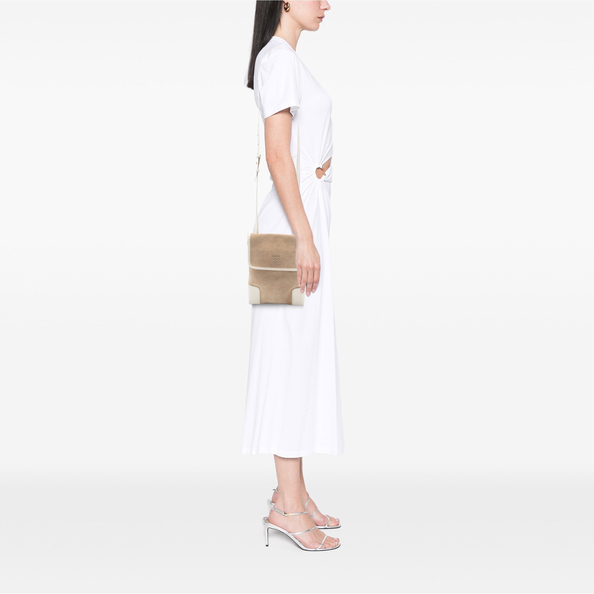 Suede Anagram Crossbody - Image 7