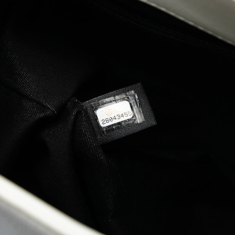 Large Stitched Calfskin Button Up Hobo - Image 6