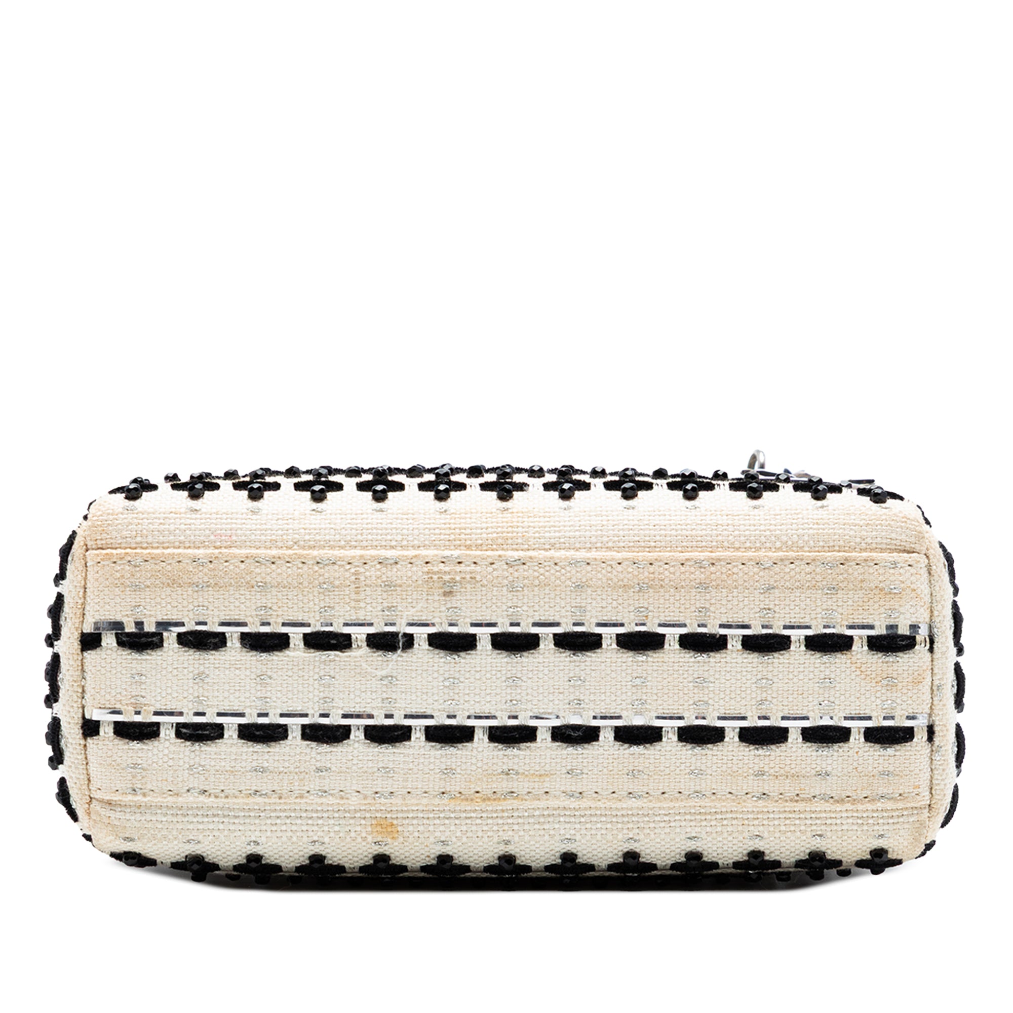 Mini Canvas Bead and Sequin Embellished Lady Dior - Image 3